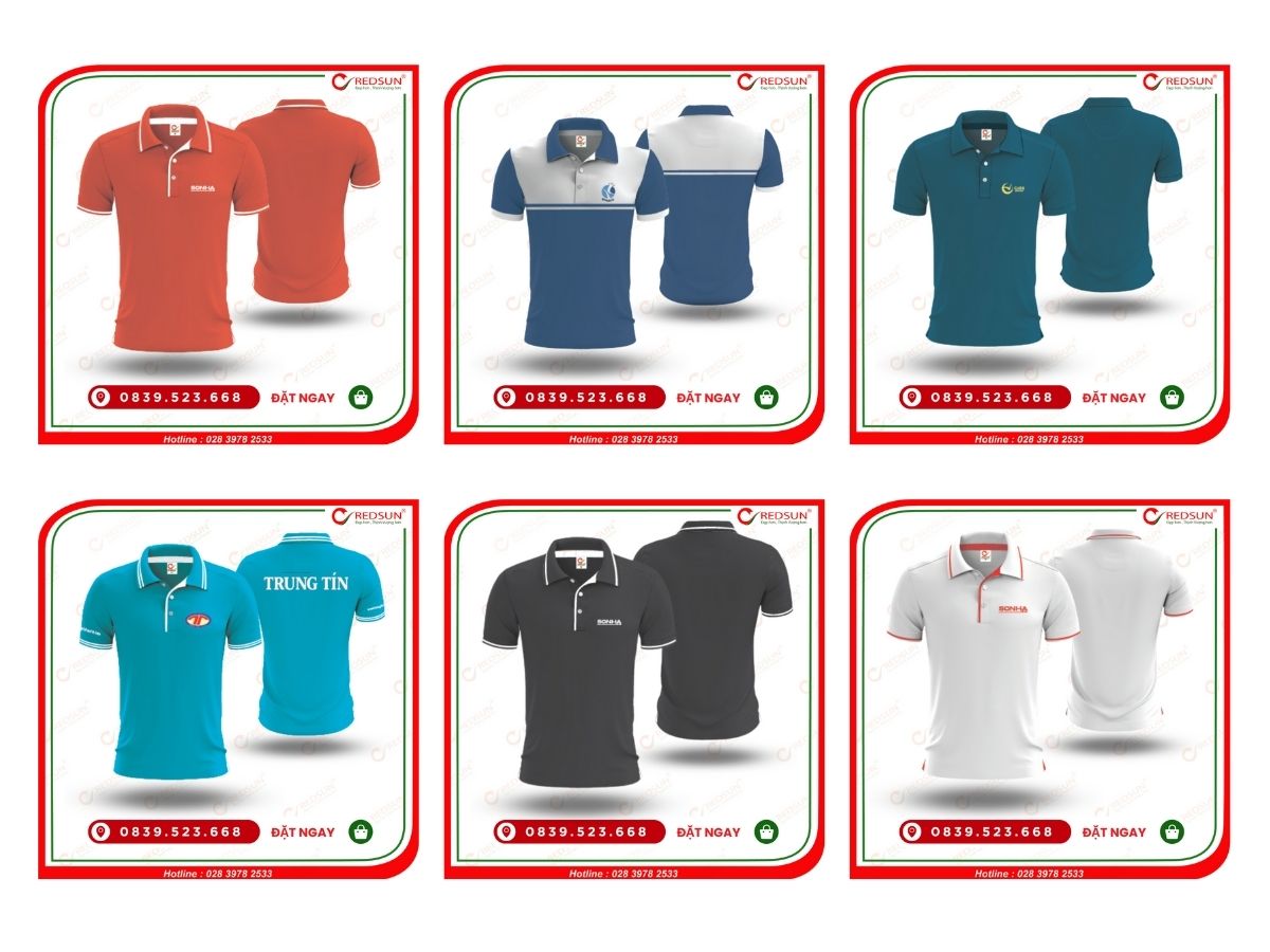 Áo thun đồng phục doanh nghiệp công ty được thiết kế bởi Redsun uniform