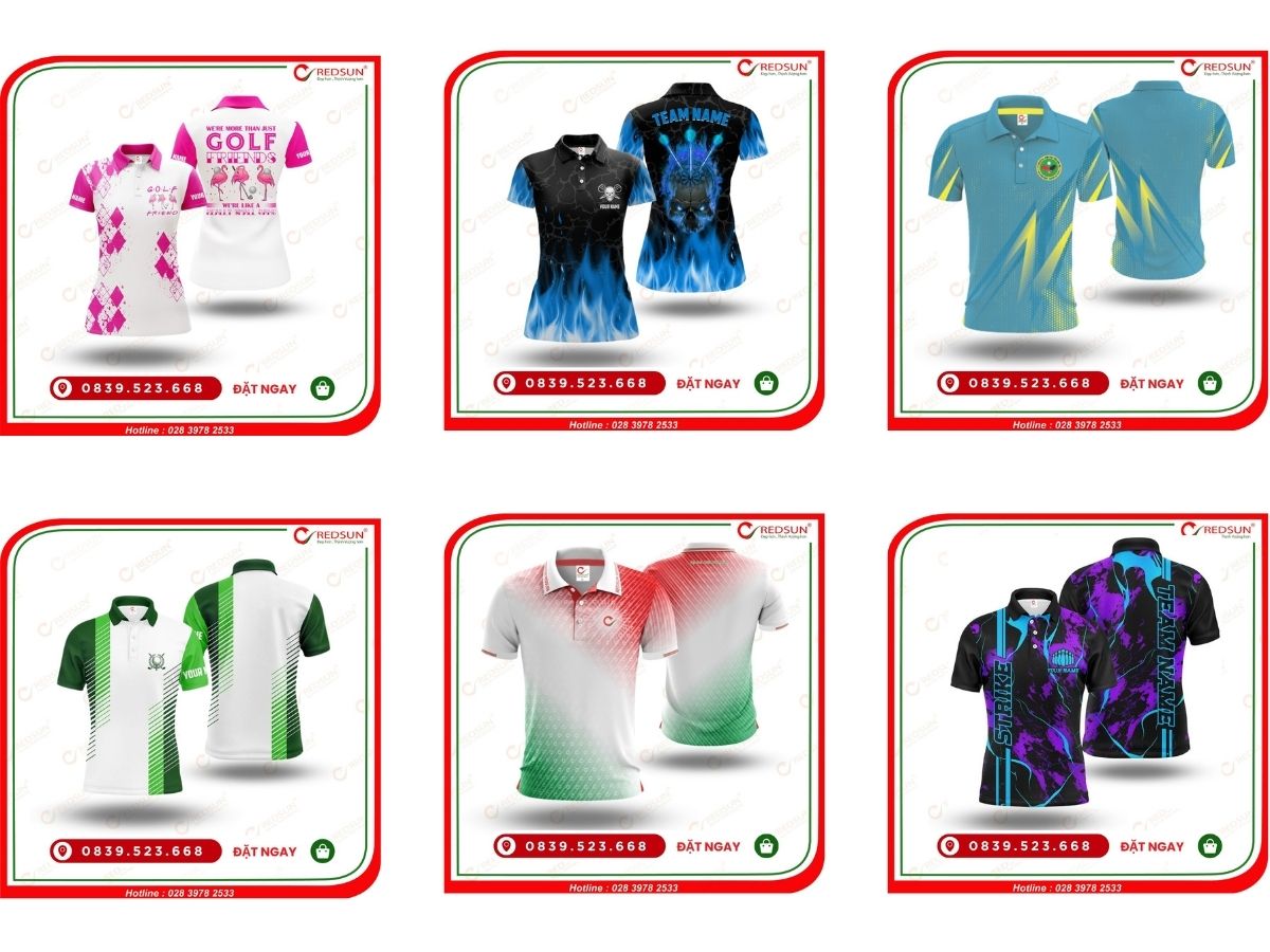 Những mẫu áo thun đồng phục thể thao nổi bật tại redsun uniform